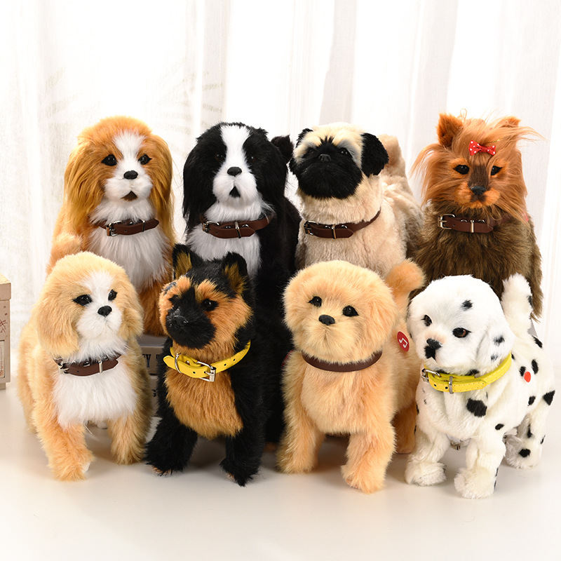 Simulation Dog That Walks Barks Wags Its Tail And Plays Musicelectric Plush Toy Dog Electronic Pet Dog With Motion-sensing Capabilities