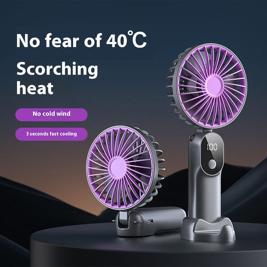 Desktop Folding Little Fan Usb Charging Portable Small Handheld Fan Little Fan