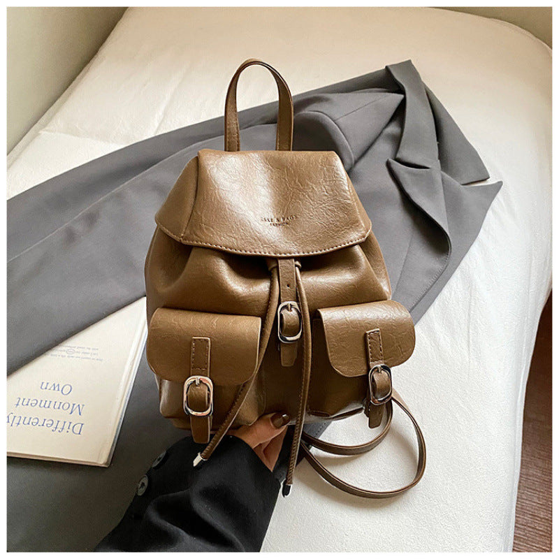 Korean-style Fashionable Streetwear Travel Backpack For Students