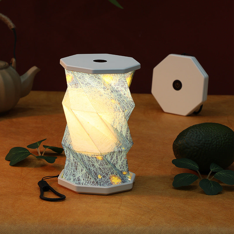 Creative Gift Folding Rotating Lamp
