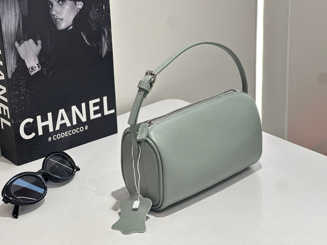 New Cross-Border Customizable Popular Shoulder Pen Holder Bag Made Of Top Layer Cowhide For Women