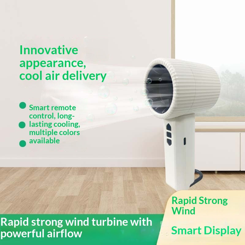New Digital-display Mini Handheld Fan