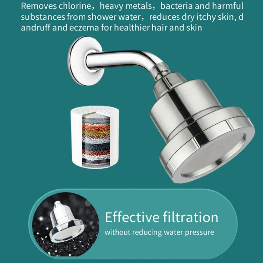 10-20 Grade KDF Skin Beauty Top Spray Wall-mounted Filtering Shower Head