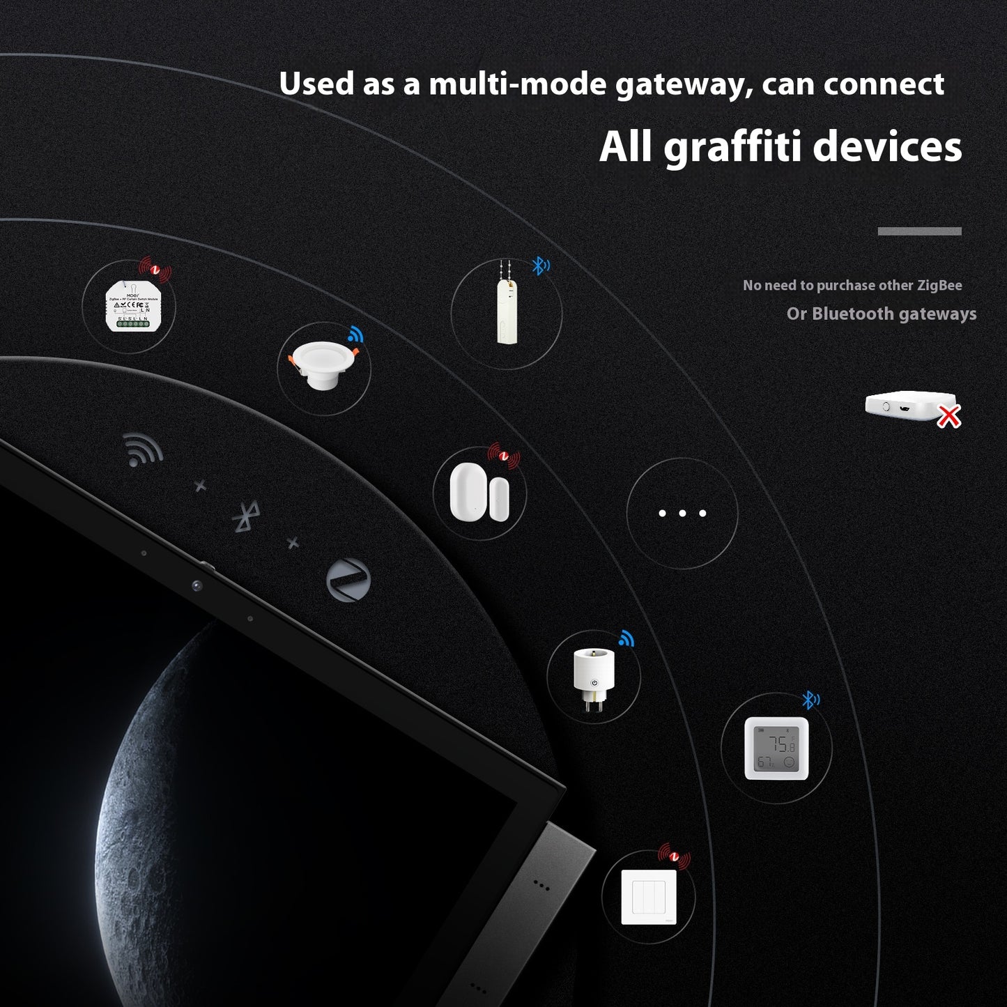 WiFi Graffiti Smart Home Smart Center Console Screen