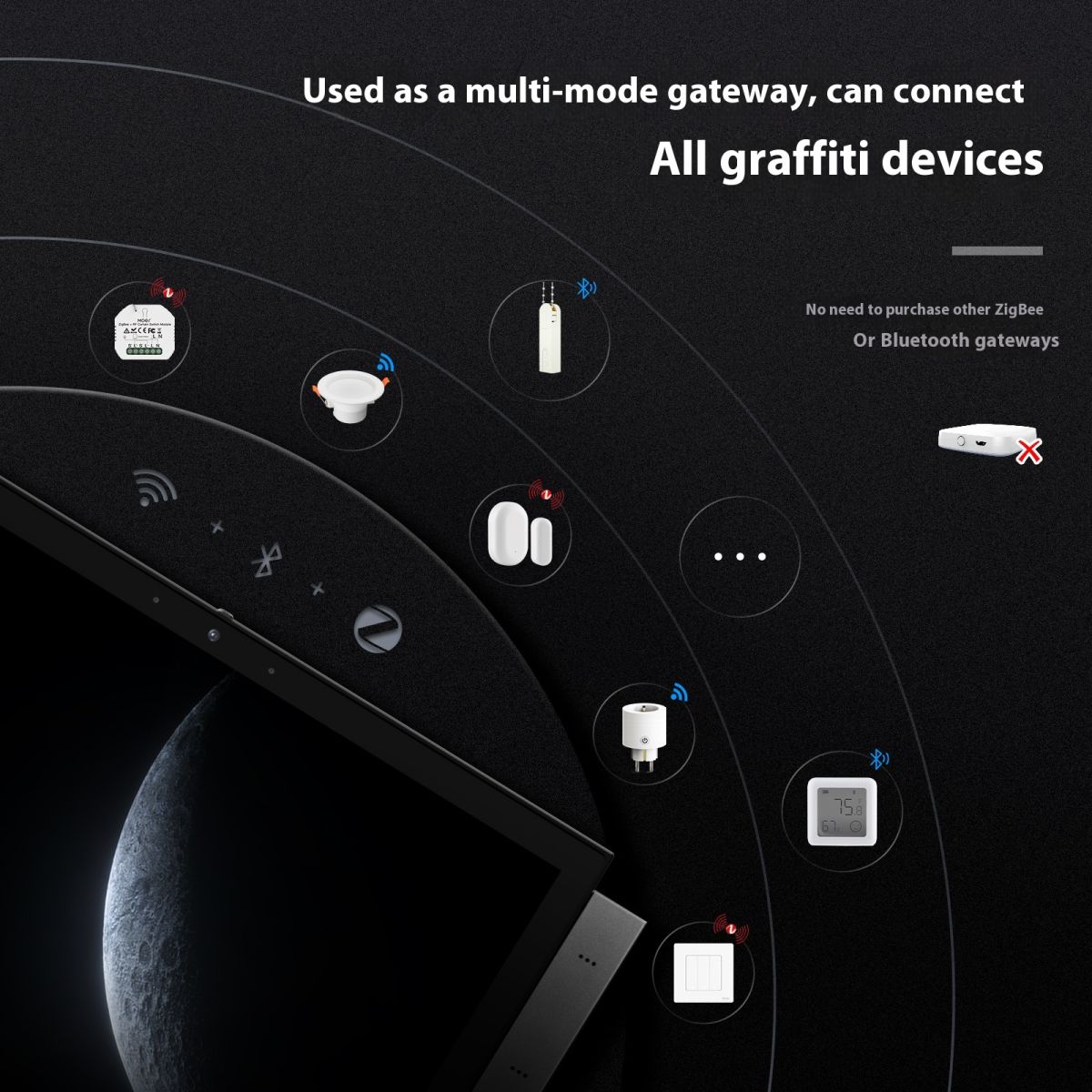 WiFi Graffiti Smart Home Smart Center Console Screen