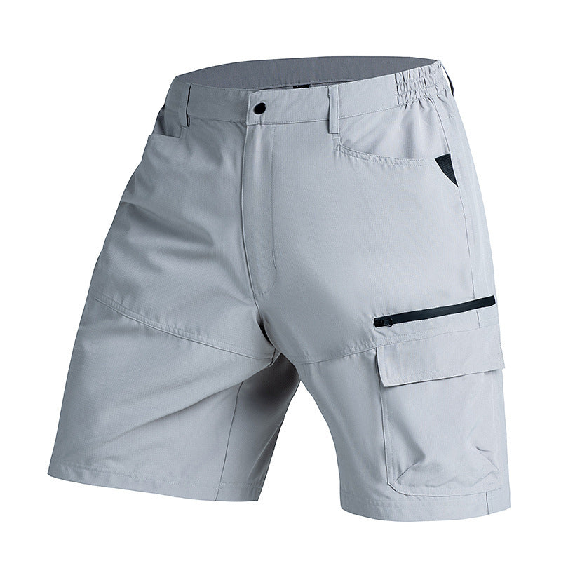 New Men's Multi-Pocket Quick-Dry Breathable Sports Work Shorts Outdoor Running Casual Pants