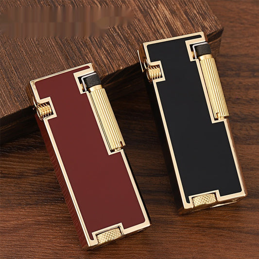 A Flick Lighter Powered By Kerosene Featuring A Side-slip Narrow-body Design