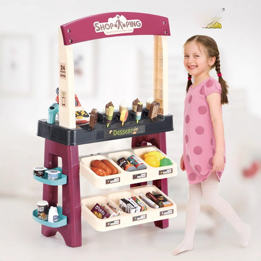 Luxury Ice Cream Supermarket Combination Suit Toys