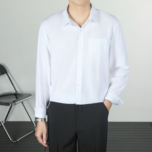 Korean-style Loose High-end Drape Long-sleeved Shirt
