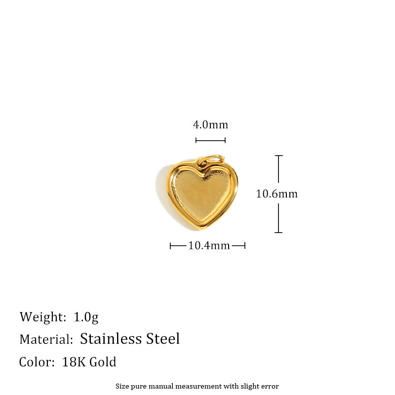 DIY Jewelry Accessories Stainless Steel Plated Pendant