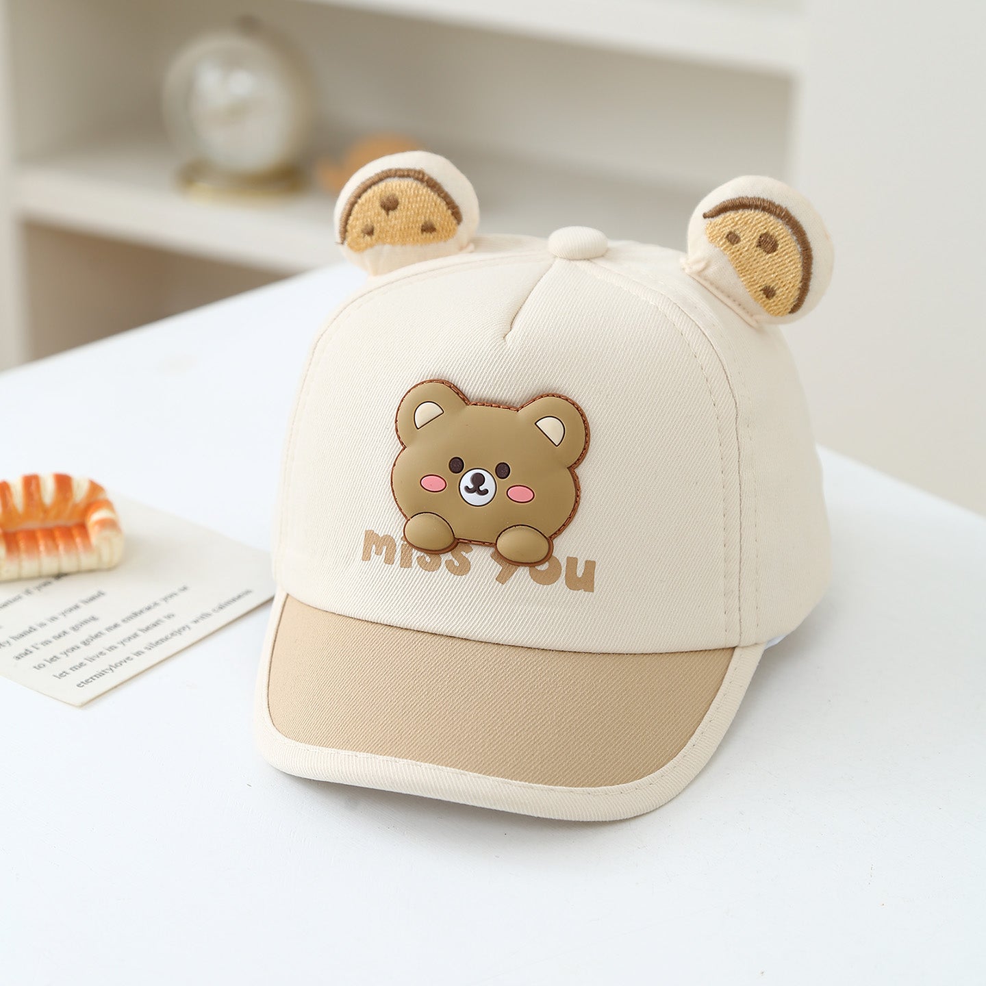 Summer Cartoon Cute Animal Letter Baseball Cap For 3-18 Month Old Babies, Sun Hat For Outdoor Use, Suitable For Boys And Girls, Versatile For All Occasions.