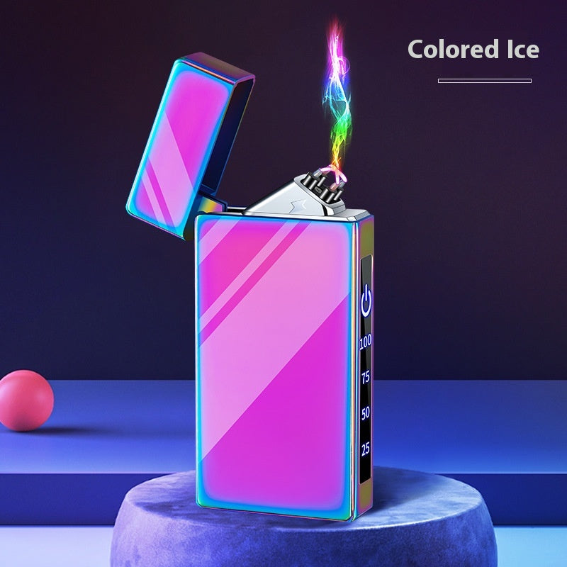 Double-layer Windproof Charging Intelligent Power Display Lighter