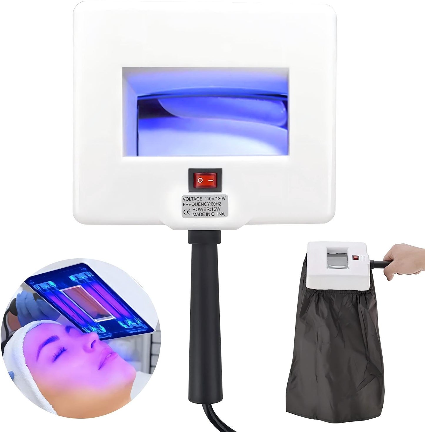 Woods Lamp Beauty Salon Spa Facial Care Analyzer UV Light Skin Diagnose Tester