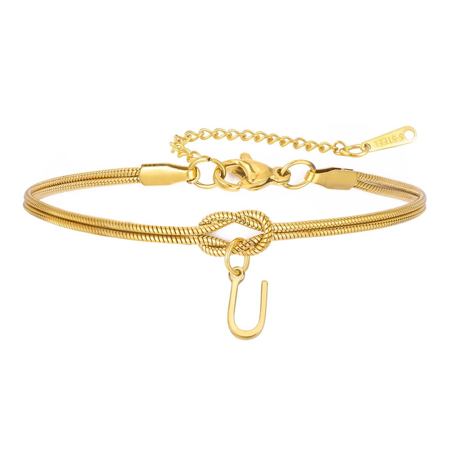 New Best-selling Wholesale 26-letter Handmade Knot Bracelets