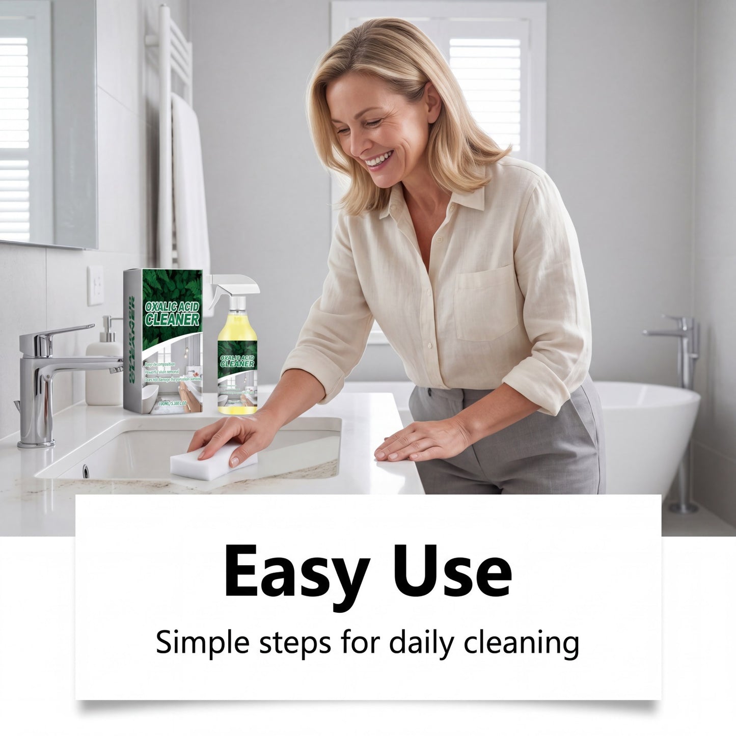 Oxalic Acid Cleaner Daily Cleaning Kitchen And Bathroom Surface Stains Dust Efficient Clean Brightening Multi-purpose Cleaning Agent