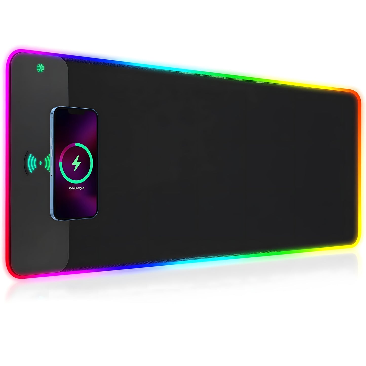 Wireless Charging RGB Luminous Mouse Pad Oversized