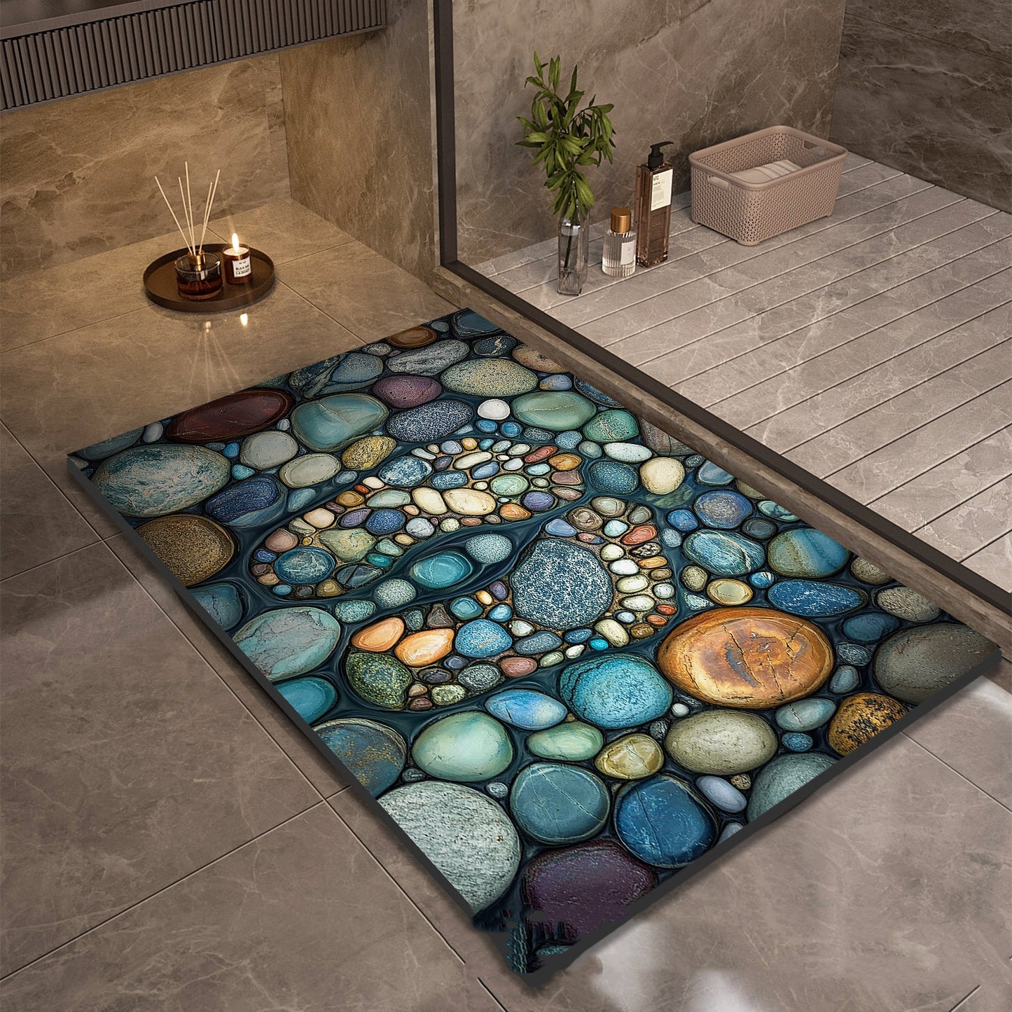 Bathroom Diatomaceous Earth Quick-drying Bath Mat