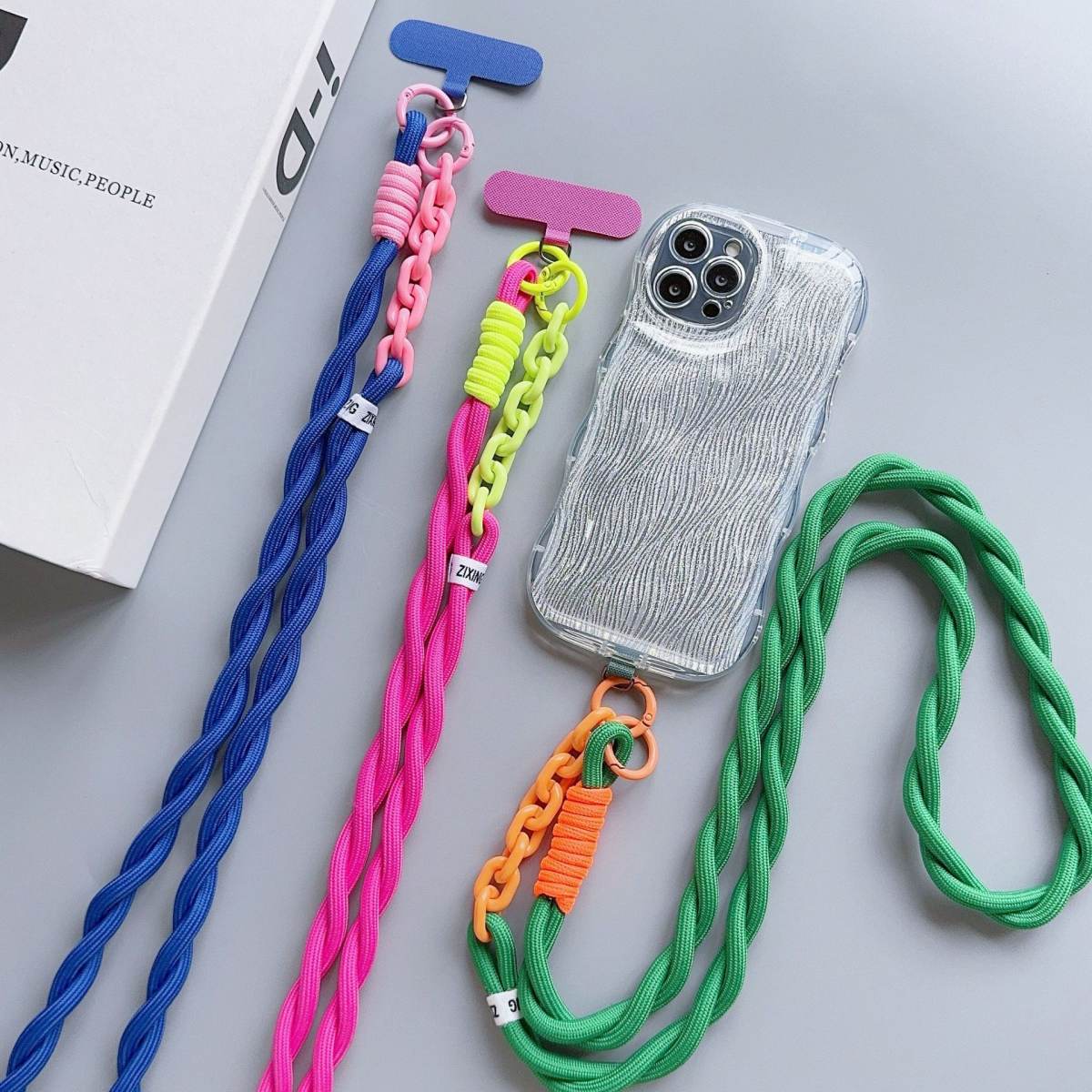 Outdoor Simplicity Crossbody Card Anti-lost Mobile Phone Lanyard