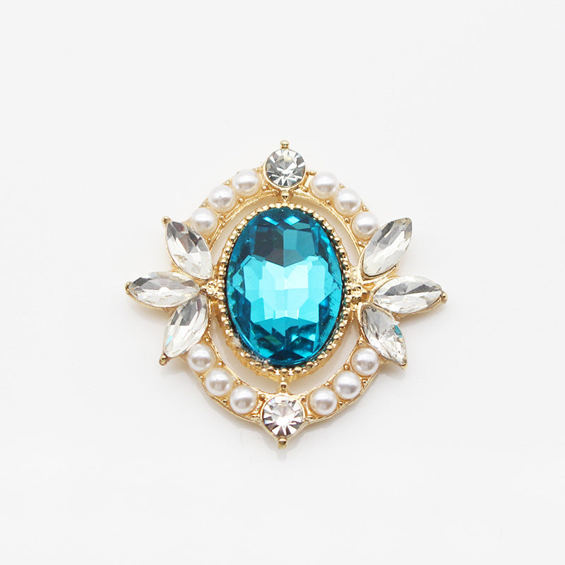 Glass Openwork Rhinestone Jewelry For Headwear And Bag Accessories