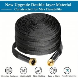 7.5 15 22 30Meter NO Expandable Flexible Garden Water Hose- Leak Proof, Puncture Resistant, No Kink, Lightweight Outdoor Flexible Hose For Yard, Farm, Car, Pet Cleaning-31x23x12.5
