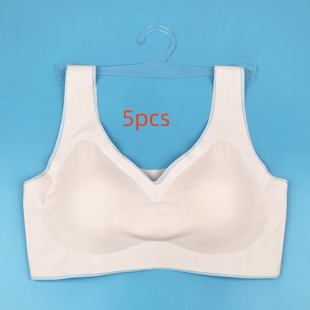Seamless Underwear Summer Thin Women's Ice Silk Bra Beauty Back