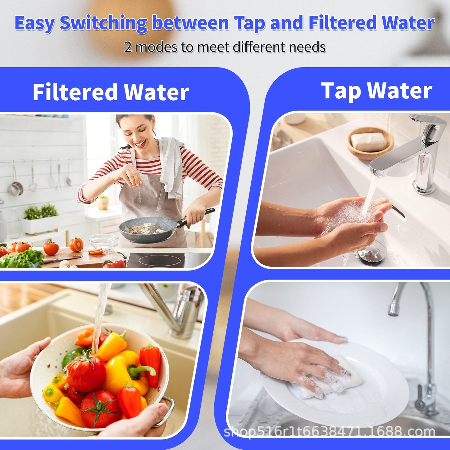 Food-grade ABS Faucet Water Filter Universal Activated Carbon Filter