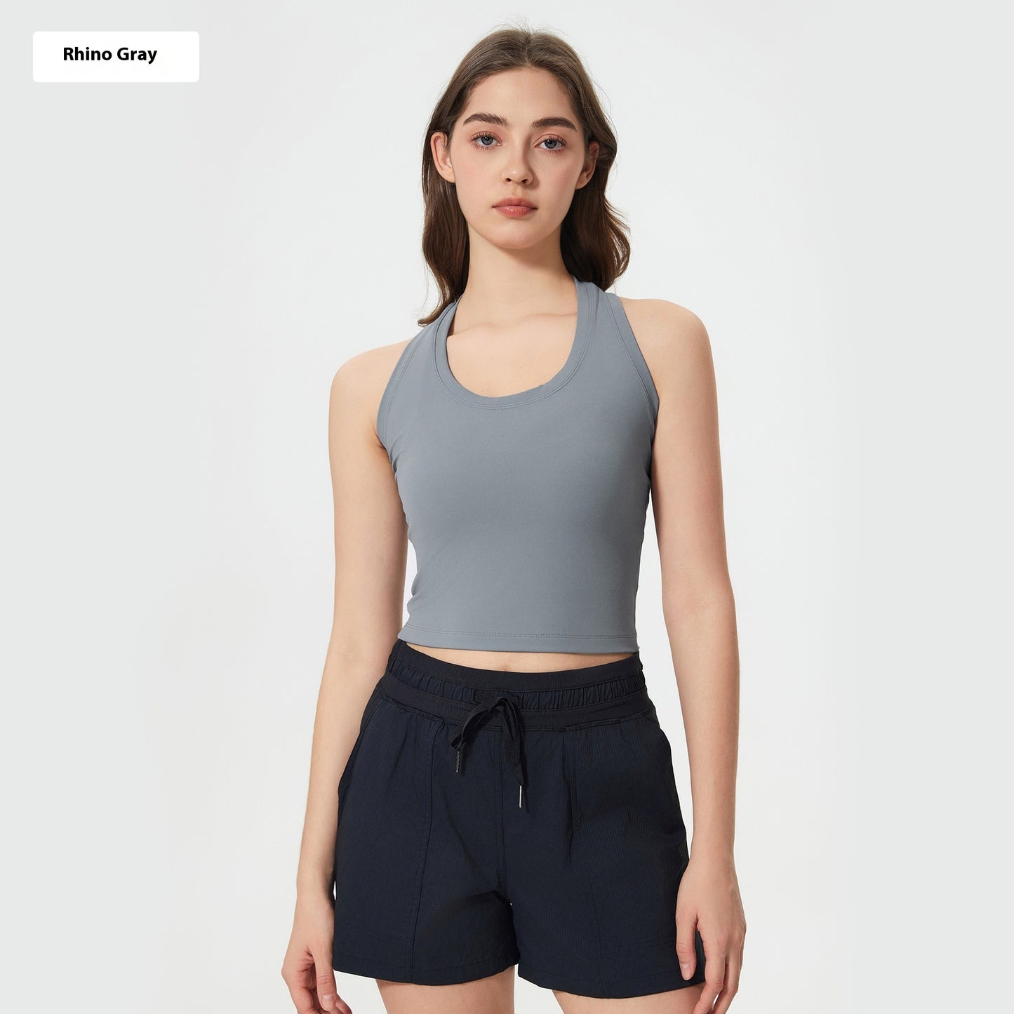H-shaped Beauty Back Yoga Clothes Outer Wear Casual Short Fitness Sports Vest