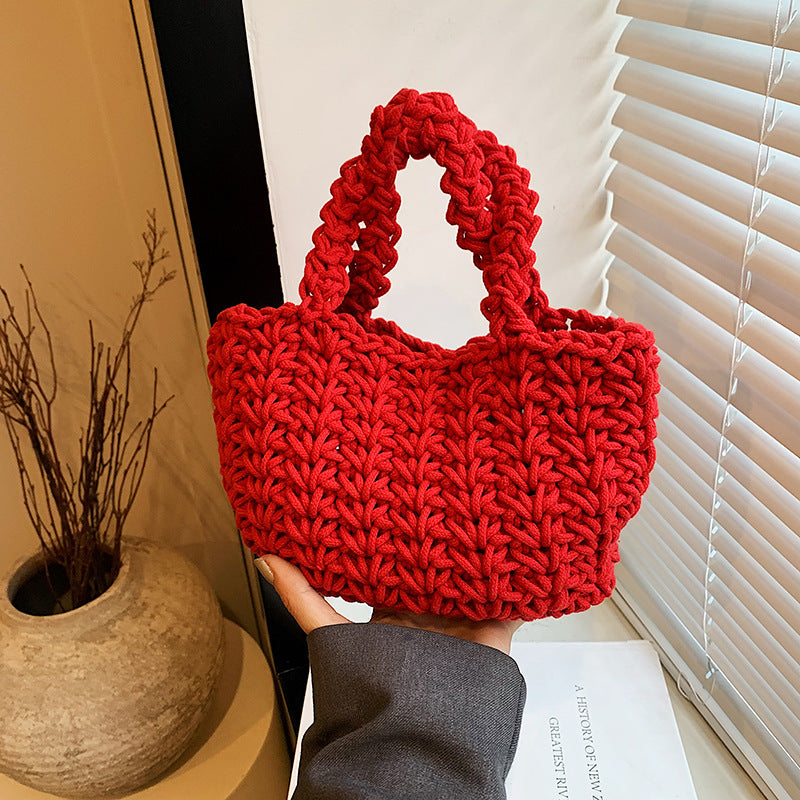 Fashionable Casual And Minimalist Handbag Trendy Korean-style Bucket Bag