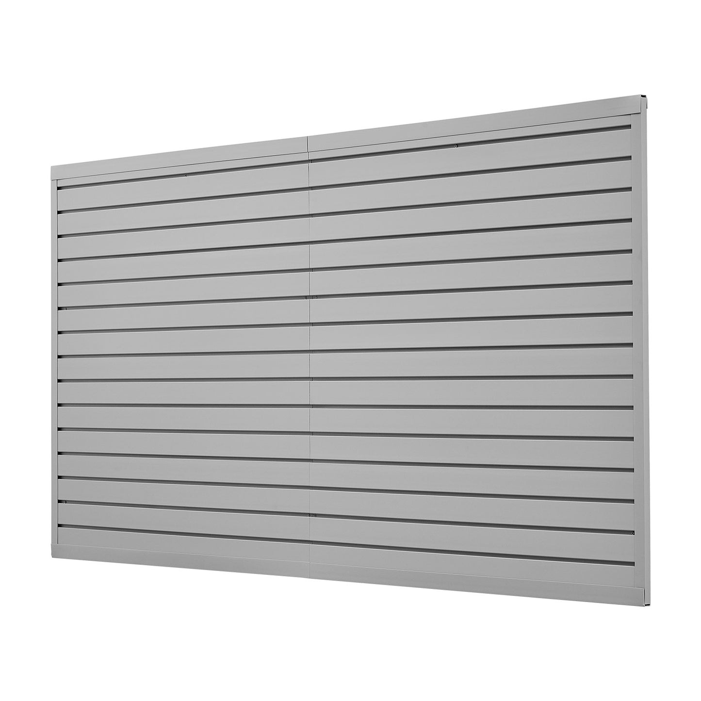 Slat Wall Paneling, 8 X 4 Ft, PVC Garage Slatwall With Accessories, Grey Slat Wall Easy-to-Install Adjustable Slatwall Panel With Coupling Structure & DIY Cutting, Fits For Storage & Display