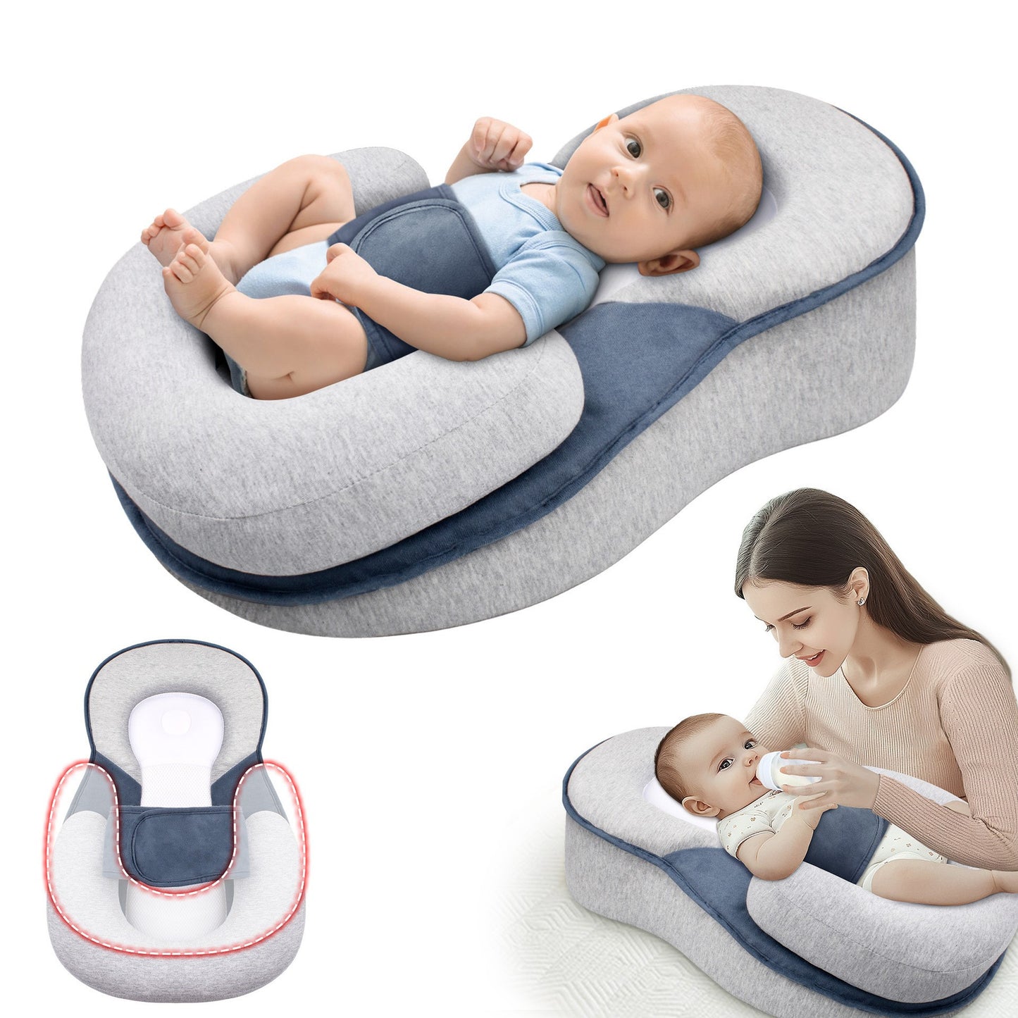 Newborn Pillow Baby Feeding Aid Nursing Pillow Reclining