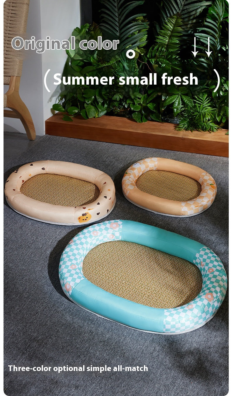 Pet Mat Cooling Pet Pad Oval Runway Nest