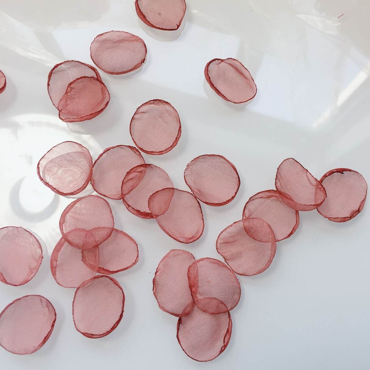Fabric Burning Laminate Earrings Hair Accessories Materials Accessories