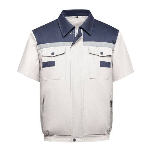 Summer Cooling Jacket With Reflective Stripe Cooling And Heatstroke Prevention Air Conditioning Clothes