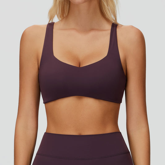 Cross Beauty Back Exercise Underwear Advanced Sense Running Fitness Top