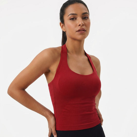 Square-neck Halter Sports Beautiful-back Yoga Tank Top