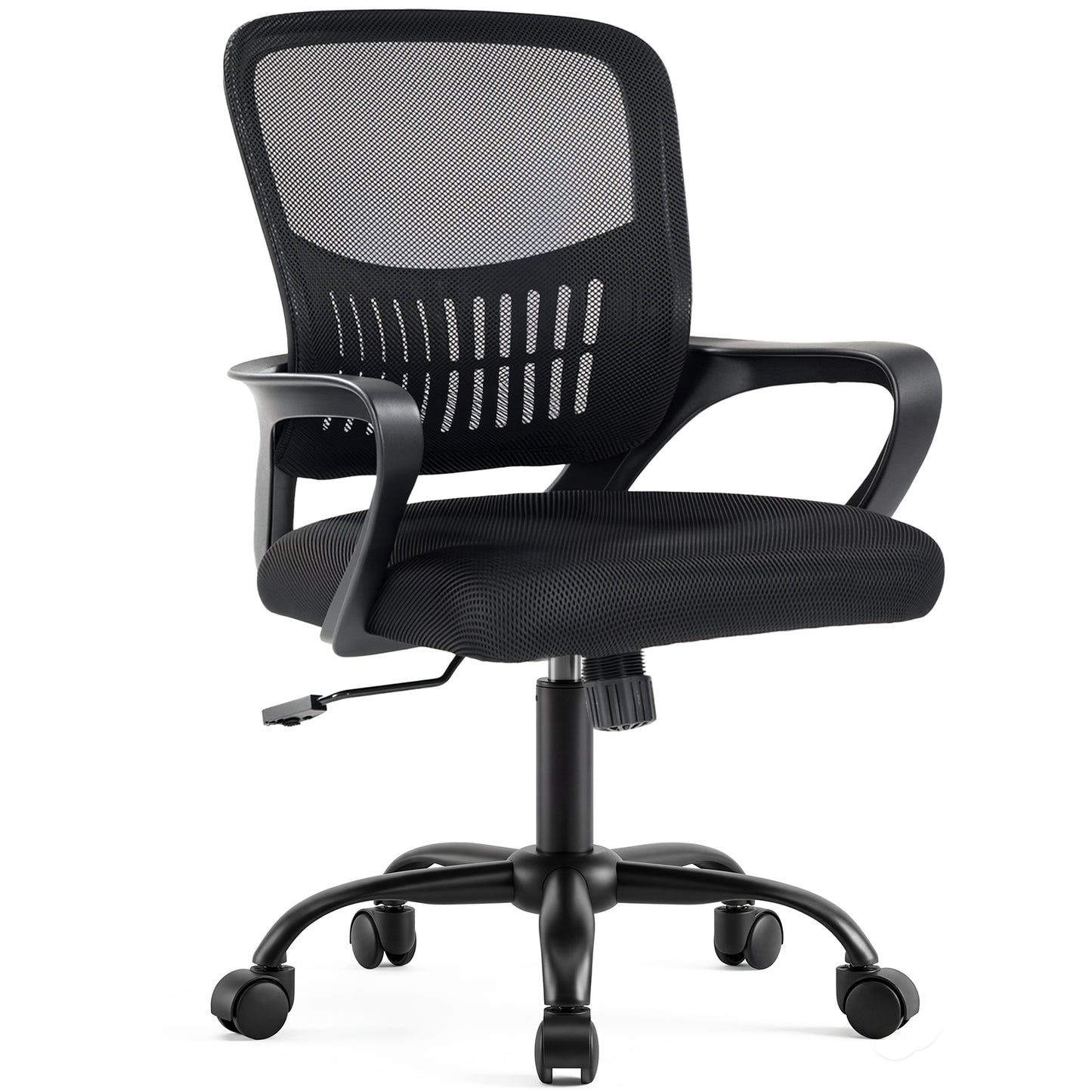 The Adjustable Rotating Back-style Computer Desk And Chair Not Only Offers Comfortable Lumbar Support But Also Comes With Comfortable Armrests.