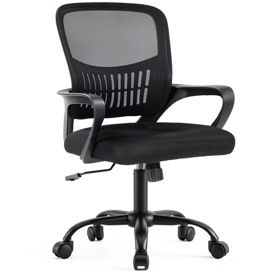 The Adjustable Rotating Back-style Computer Desk And Chair Not Only Offers Comfortable Lumbar Support But Also Comes With Comfortable Armrests.