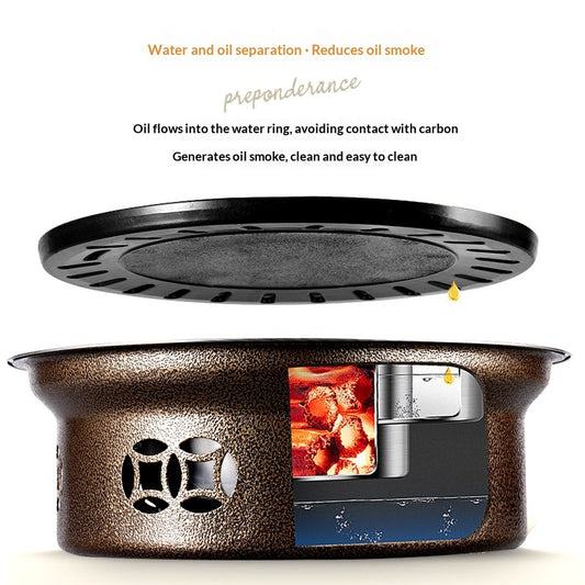 Korean-style Barbecue Grill Household Charcoal Hot Pot For Grilling Meat