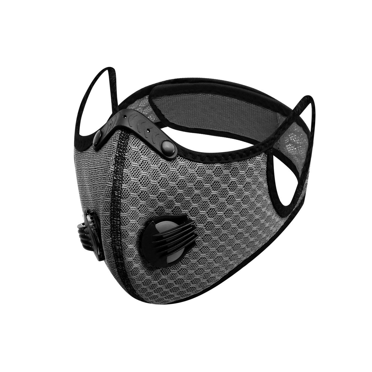 Face Mask With Active Carbon Filter Breathing Valves Reusable Cycling Sport Mesh