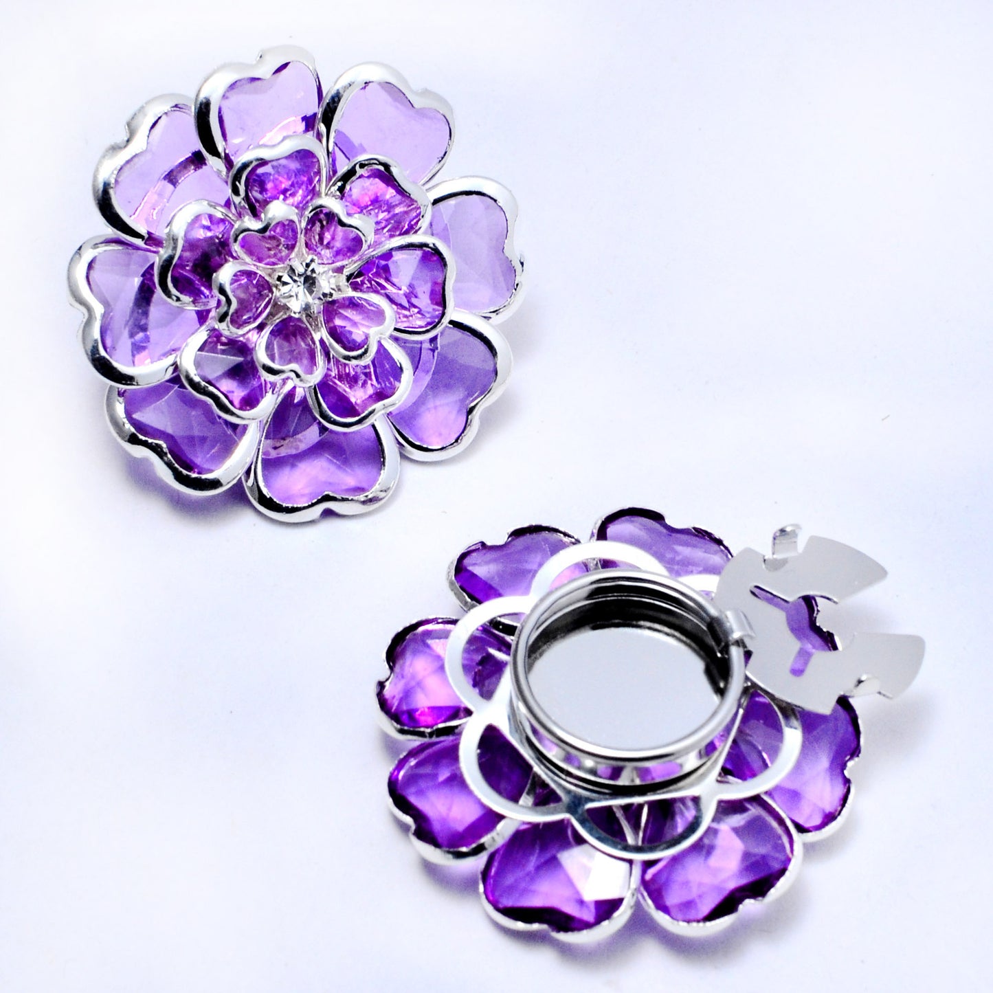 Best-selling Shirt Buttons Drop Oil Flower Bronze Diamond Buttons Set Brooch Buttons