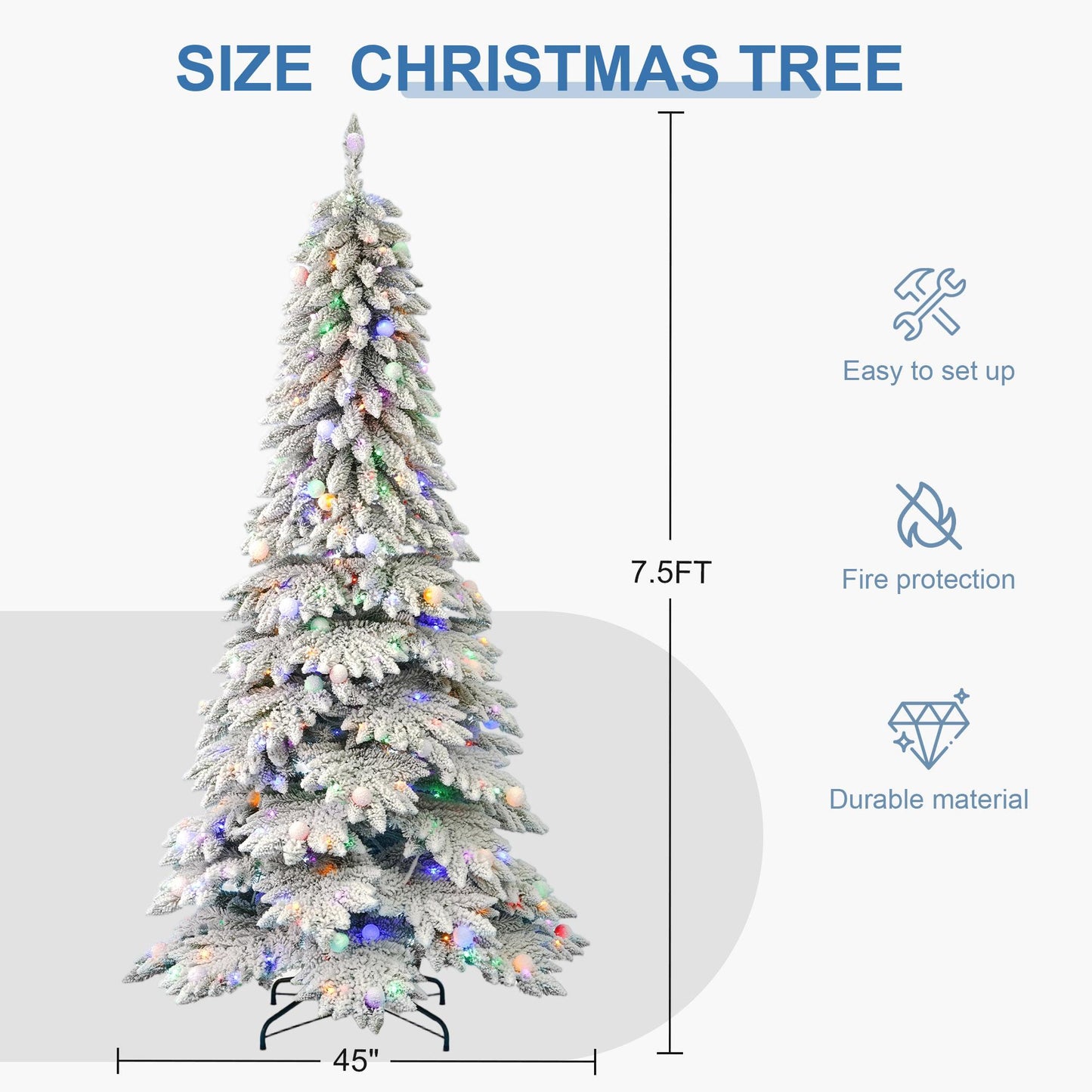 Illuminated Christmas Tree For Home Living Room Festive Decoration, Christmas Gifts And Ornaments, Perfect For Christmas Scene Setup