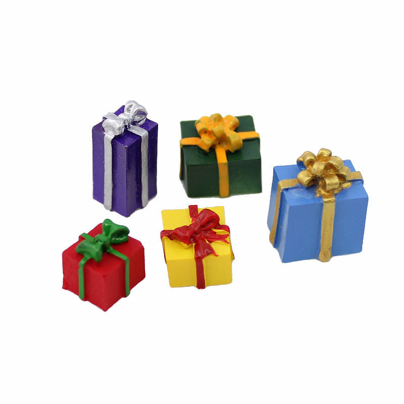 Simulation Color Box Cream Glue Epoxy Christmas Resin Accessories Gift Box