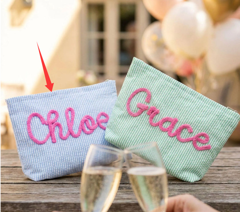 Customized Ladies Bubble Silk Makeup Bag