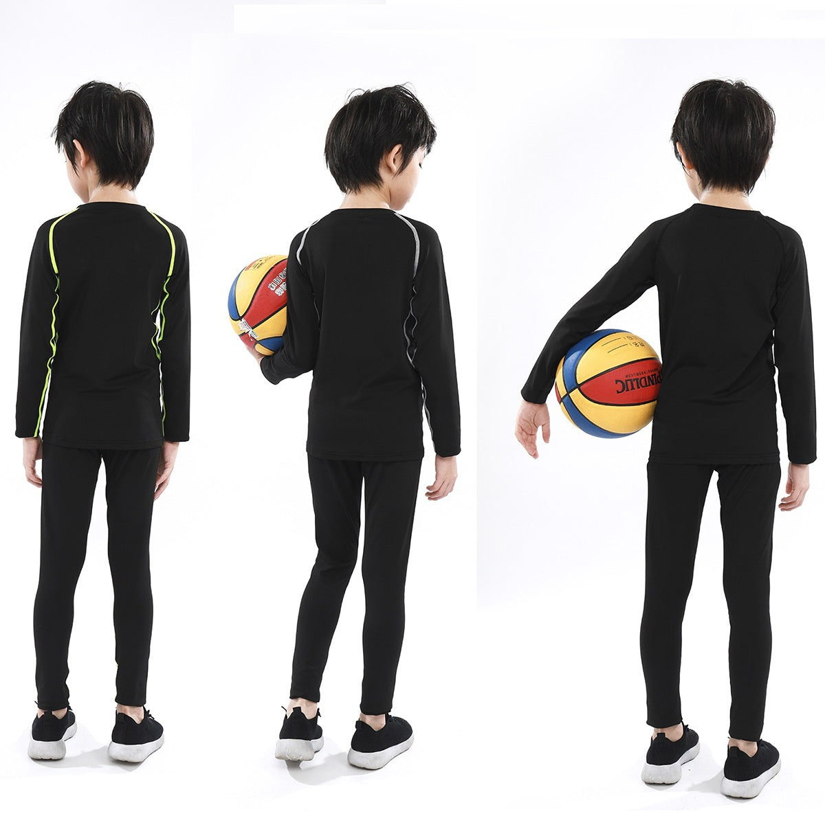 Fitness Tights Adult And Children Thin Fleece-lined