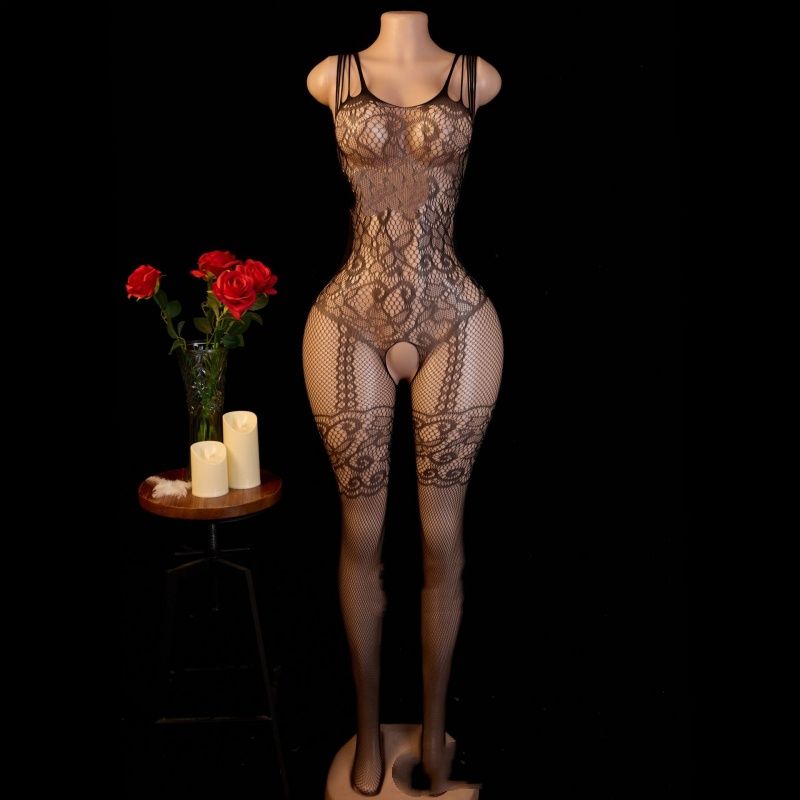Sexy Bodysuit With A Crotchless Design Best-selling One-piece Stockings