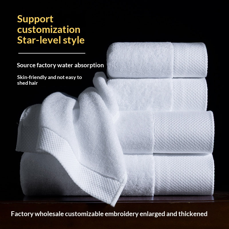 Five-star Hotel Towels And Bath Towels White Pure Cotton