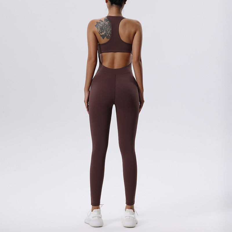 Yoga Bodysuit Women's Bra Nude Feel