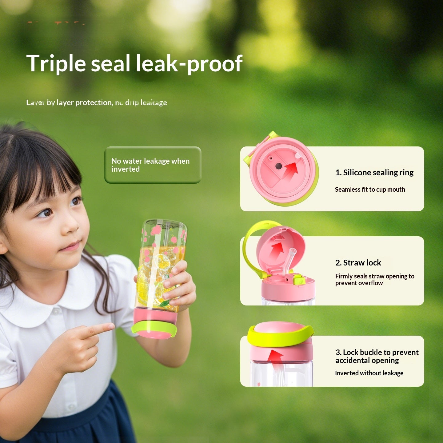 Outdoor Portable Childrens Water Bottle