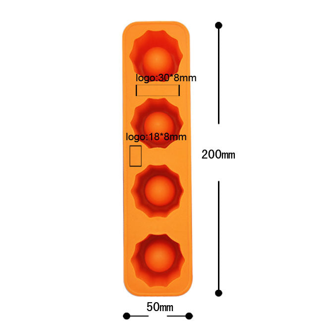 Rectangular Ice Cup Silicone Ice Tray Best selling Ice Box Ice Mold in Summer
