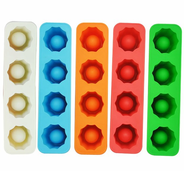 Rectangular Ice Cup Silicone Ice Tray Best selling Ice Box Ice Mold in Summer
